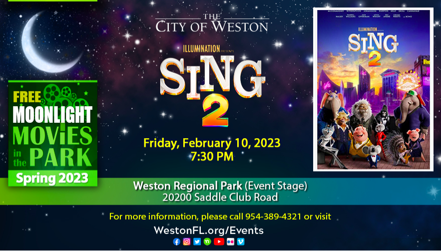 Moonlight Movie in the Park Weston Regional Park