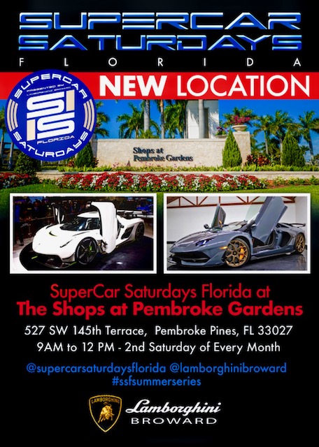 Supercar Saturdays Florida Hosted Lamborghini Broward At Shops At