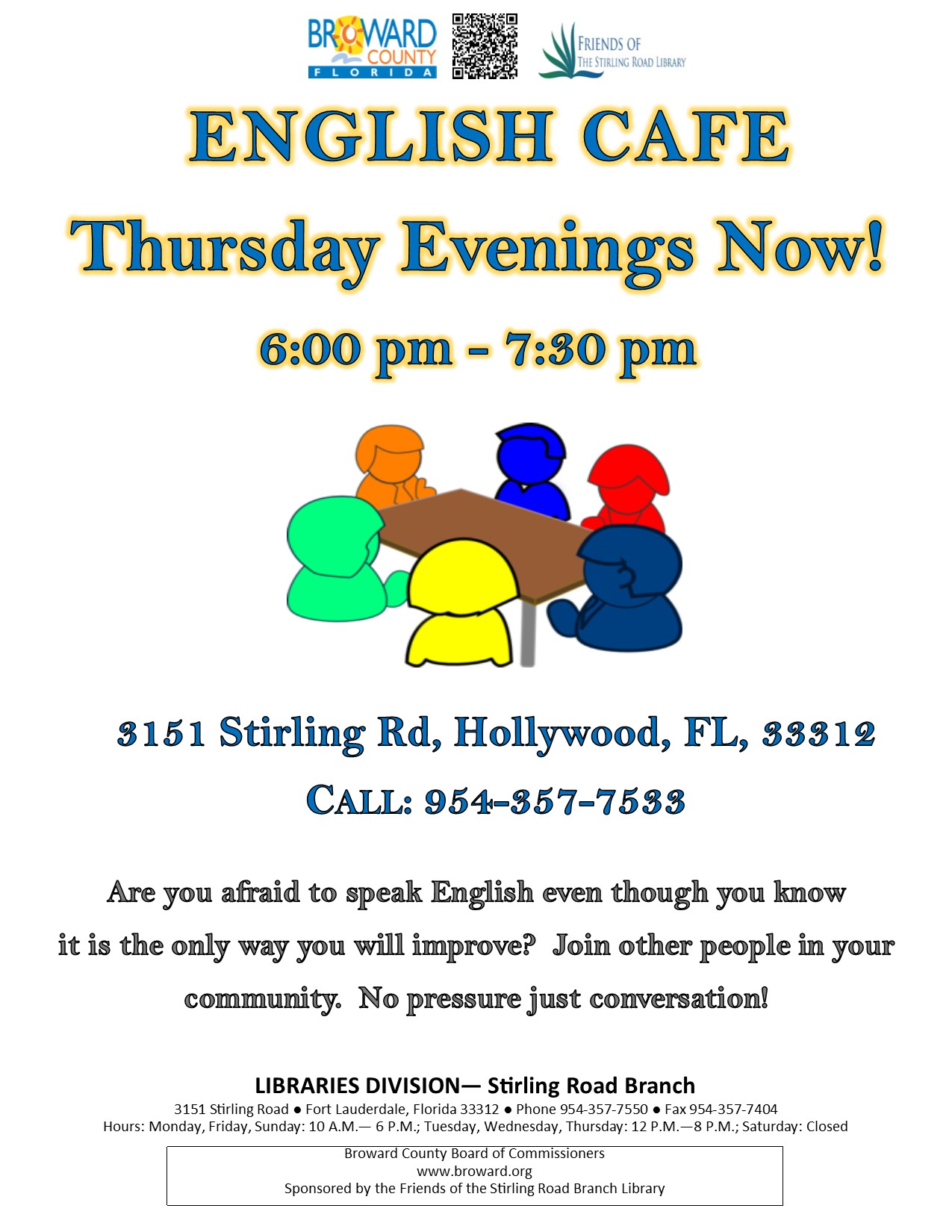 Tuesday Chat -- Practice Your English!, Events