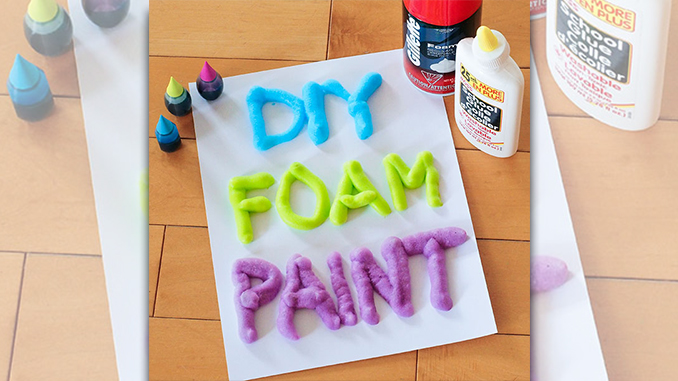 DIY Foam Paint