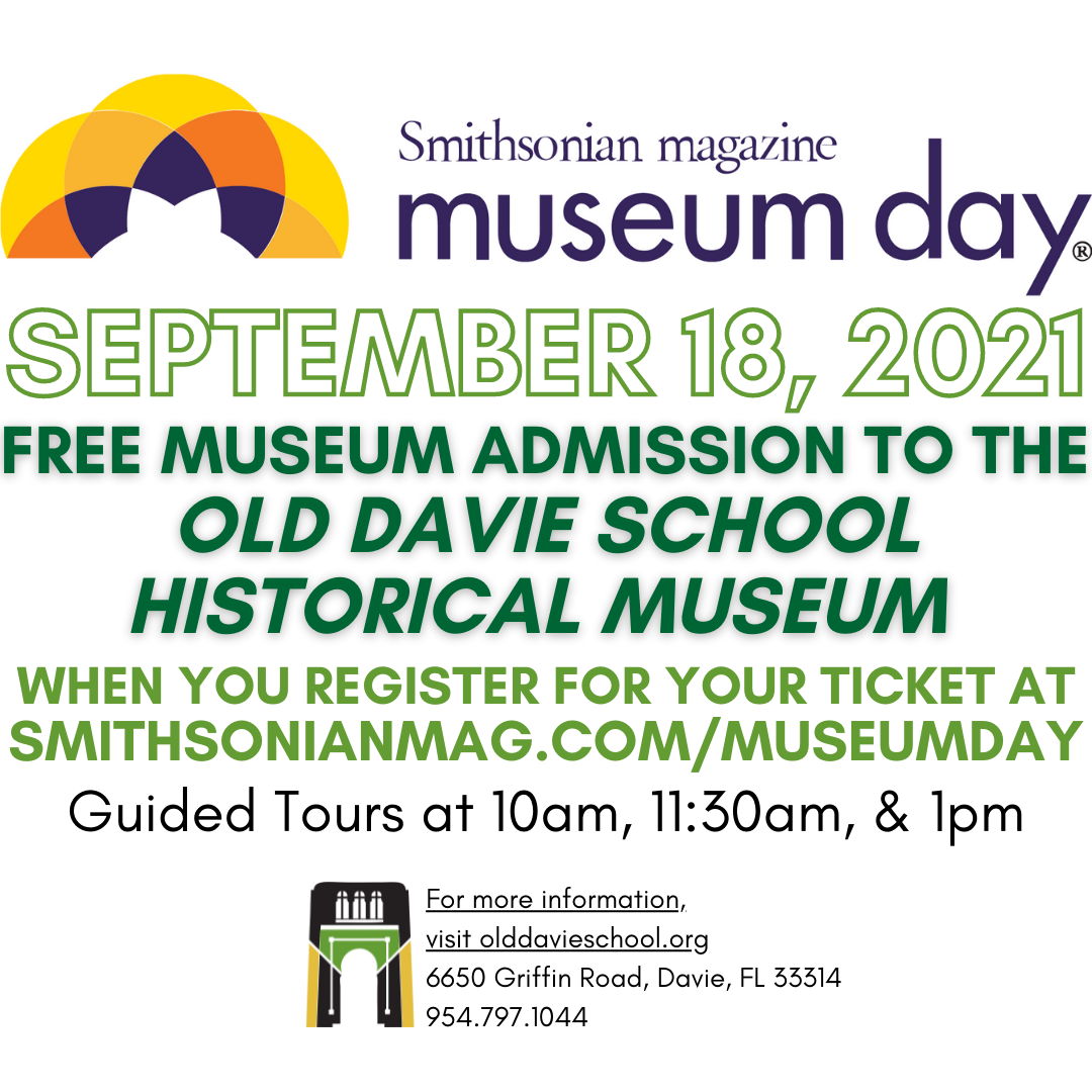 Smithsonian Museum Day at Old Davie School Historical Museum