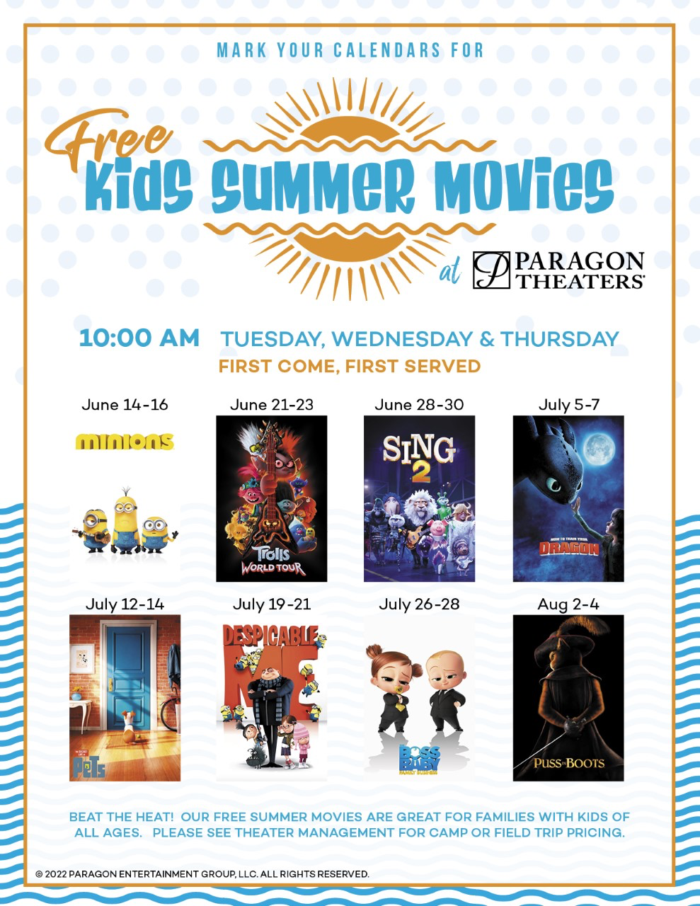 Free Kids Summer Movies at Paragon Theaters SouthFloridaFamilyLife