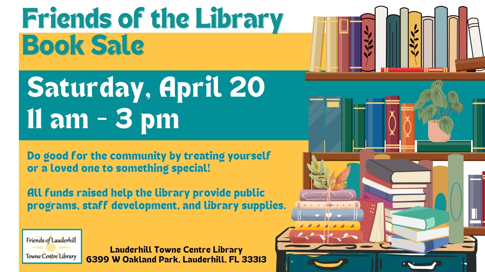 Friends of the Lauderhill Towne Centre Library Book Sale ...