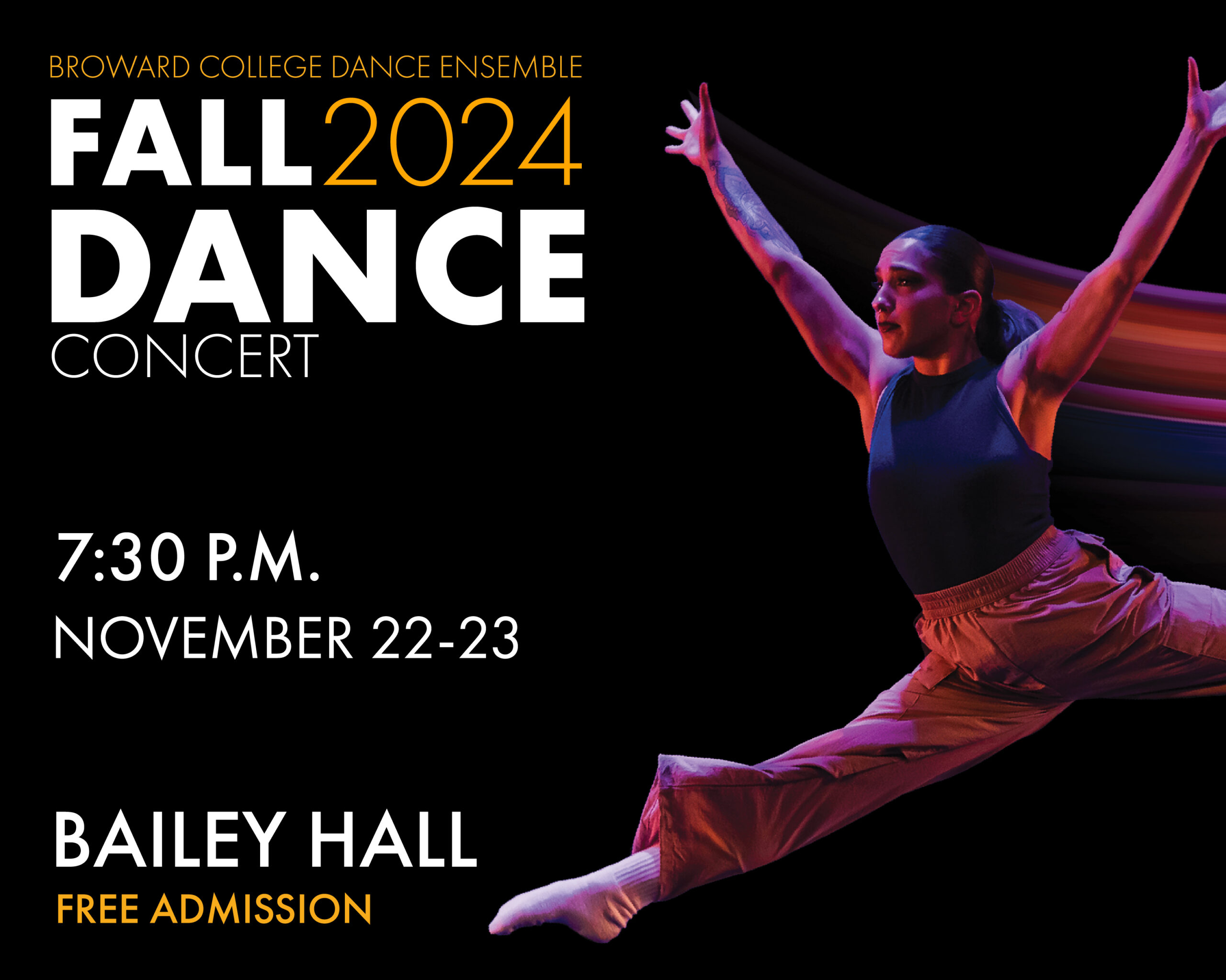 Broward College Dance Ensemble’s Fall 2024 Dance Concert