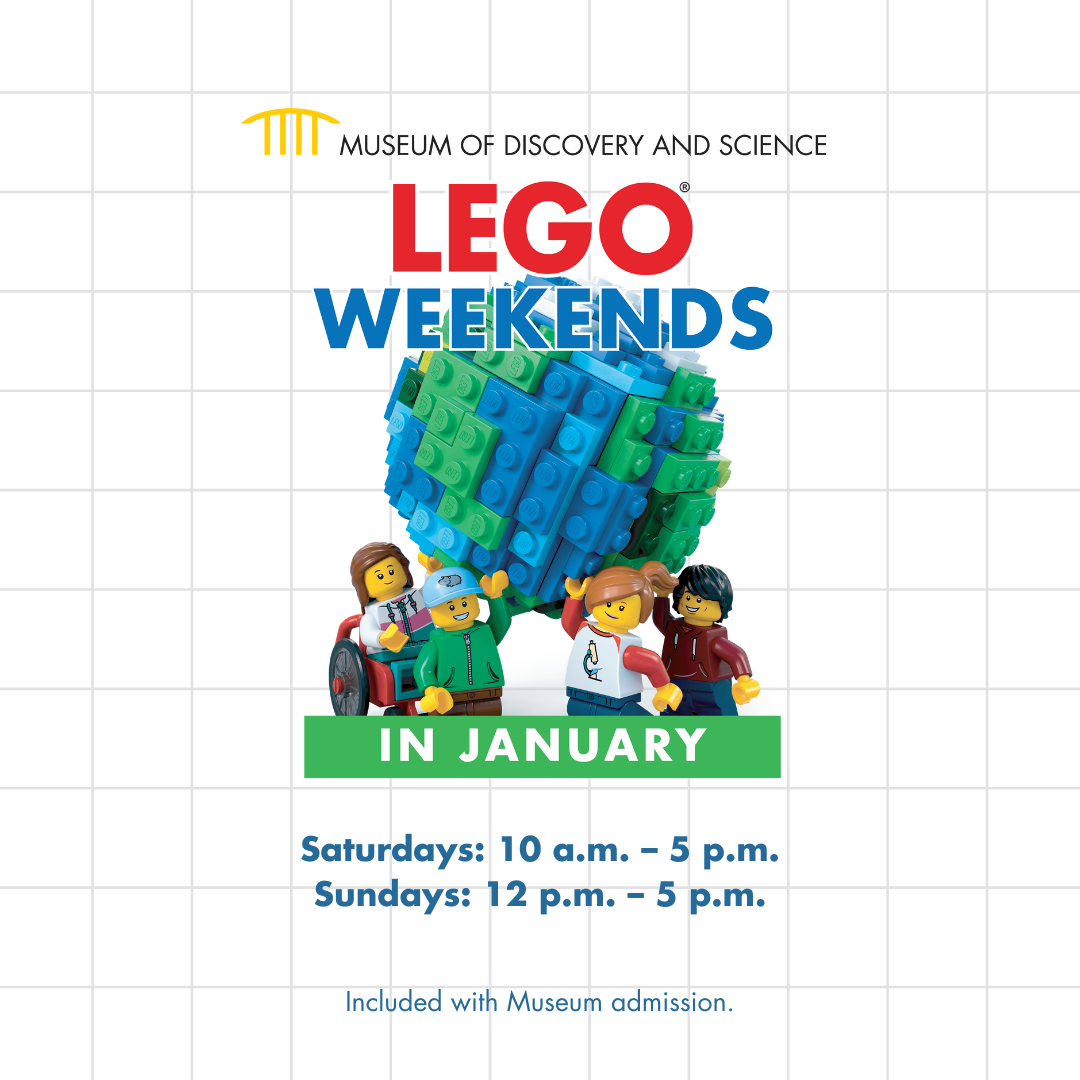 LEGO® Weekends at the Museum of Discovery and Science